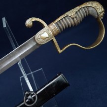 German Circa 1900 Lionhead Cavalry Officers Sword 1